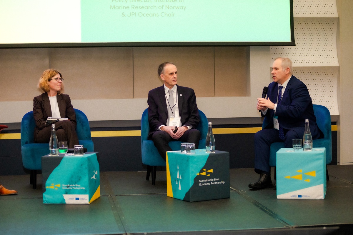 JPI Oceans Chair Peter Haugan at the Symposium concluding panel